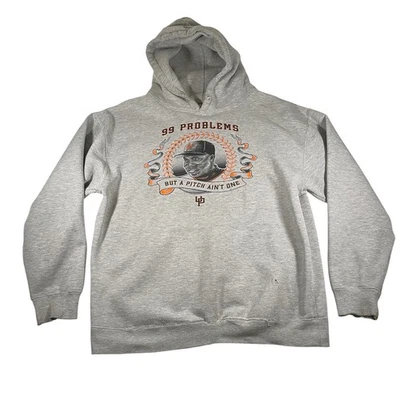 Толстовка с капюшоном Upper Playground Barry Bonds L 99 Problems But A Pitch Aint One Graphic  - Изображение 1 из 4