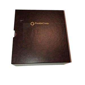 Franklin Covey Storage Binder and Sleeve Classic - Minor Scuff See Photos - Picture 1 of 11