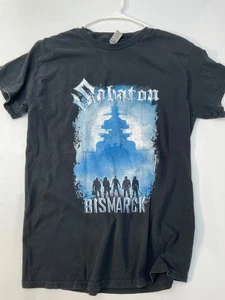 Camiseta de hombre talla Mediun SAHATON banda Bismarck lp cd tour power metal - Imagen 1 de 6