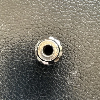 ●Original Pandora Charm Silber Onyx  - Bild 1 von 4