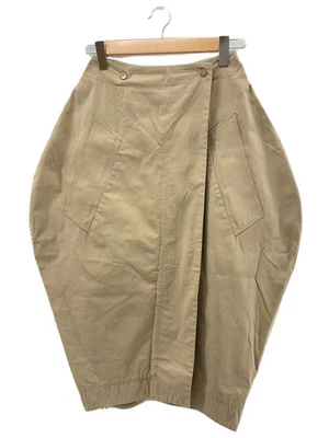 Falda envolvente BOTTEGA VENETA en forma de barril Cocoon con doble solapa, talla 36, algodón, BE Foto 1 de 4