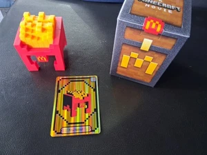 2025 McDonald's Minecraft Adult Happy Meal FRY HELMET w/Unused Code Card - Picture 1 of 1