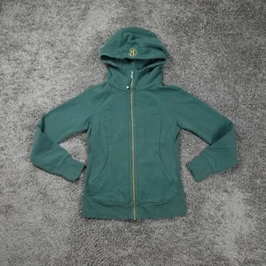 Lululemon Scuba Hoodie Damen 6 Grün Everglade Gold Reißverschluss - Bild 1 von 8