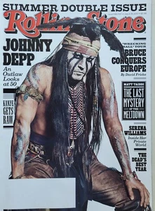 JOHNNY DEPP 2013 ROLLING STONE Magazine SERENA WILLIAMS / BRUCE SPRINGSTEEN - Picture 1 of 1
