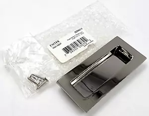 Emtek 220304US14 Polished Nickel 4" Tall Rectangular Flush Door Pull - Picture 1 of 7