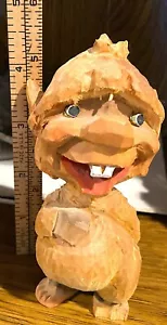 Norwegian Henning Wooden Folk Art Troll. Hand carved in Norway - Picture 1 of 2