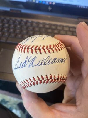 TED WILLIAMS / CARL YASTRZEMSKI/ MUSlAL SIGNED MLB BASEBALL PSA CERTIFIED LETTER - Image 1 of 4