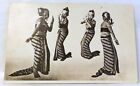 Antique Postcard, Dancing Girls, Java 1930, Unposted
