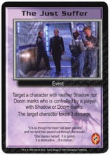 Babylon 5 CCG Great War Promo Card The Just Suffer M/NM Mint/Near Mint