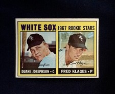 1967 # 373  White Sox Rookies Josephson,  Klages NM-MT Free Shipping Topps #1