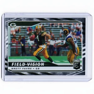 Brett Favre (RARE /349) 2021 Panini Donruss Elite Field Vision Silver Foil #FV9 - Picture 1 of 2
