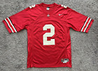 Nike Team Ohio State University Buckeyes Jersey Red Men's Medium +2 Length