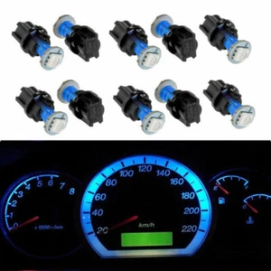 10X PC74 T5 Instrument Cluster Gauge Panel Dash 5050 LED Light Twist Socket Blue - Picture 1 of 12