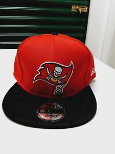 Tampa Bay Buccaneers New Era Hat Fitted 9Fifty Red NFL Snapback 