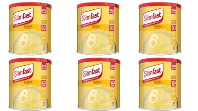 SLIM FAST 6 x SlimFast Banana Meal Replacement Shake for Weight Loss & Balanced Diet 365g