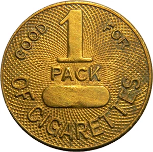 Bueno para 1 paquete de fichas de venta de cigarrillos (02039) - Imagen 1 de 2