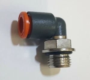 Accesorios de empuje de 8 mm x 1/4 Bsp 90º codo push fit codo 1/4 BSPP - Nueva caja de 10 - Imagen 1 de 1