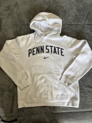 Пуловер мужской Penn State Sideline Nike College белый толстовка с капюшоном размер средний - Изображение 1 из 4