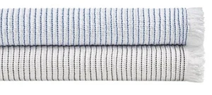 PINE CONE HILL-ANNIE SELKE 1 Stck. F/Q WH/BL SCHWARZE PUNKTE SANTO-STREIFEN MATELASSE BRANDNEU IN VERPACKUNG - Bild 1 von 9