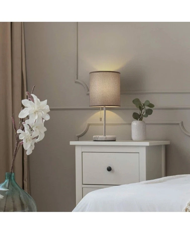 Abajur de mesa de cabeceira moderno pequeno abajur de mesa quarto escritório sala - Imagem 1 de 1