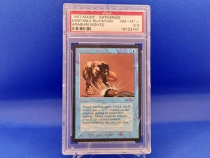 Unstable Mutation 1x ARN MTG Arabian Nights Common Vintage PSA 8.5 blue - Picture 1 of 1