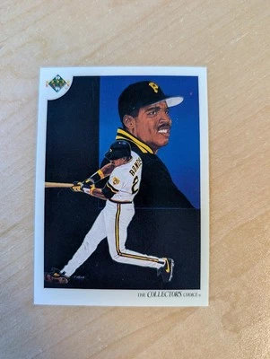 1991 Upper Deck Barry Bonds #94 BASEBALL Pittsburgh Pirates - Image 1 of 2