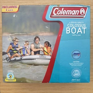 Nuevo combo de remos Coleman para bote coloso para 4 personas capacidad 840 lb - Imagen 1 de 13