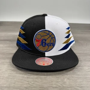 Cappello berretto Mitchell Ness Philadelphia 76ers snap back NBA taglio diamante uomo - Foto 1 di 10
