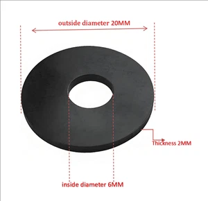 Rubber screw gasket waterproof and wear-resistant sealing ring, black.(4-pack) - Picture 1 of 2