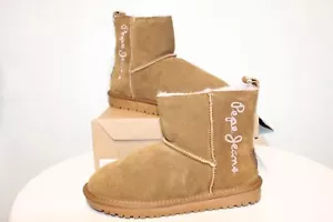 Pepe Jeans Diss Top Booties Damen braun EU Größe 39 Neu Rechnung MwSt - Bild 1 von 4