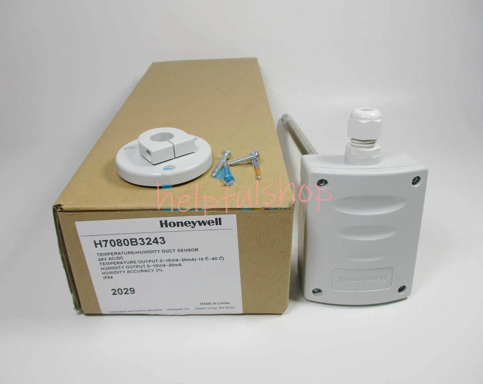 1PCS NEW Honeywell Temperature sensor H7080B3243 0-10V/4-20mA (-10℃-40℃） - Image 1 of 1