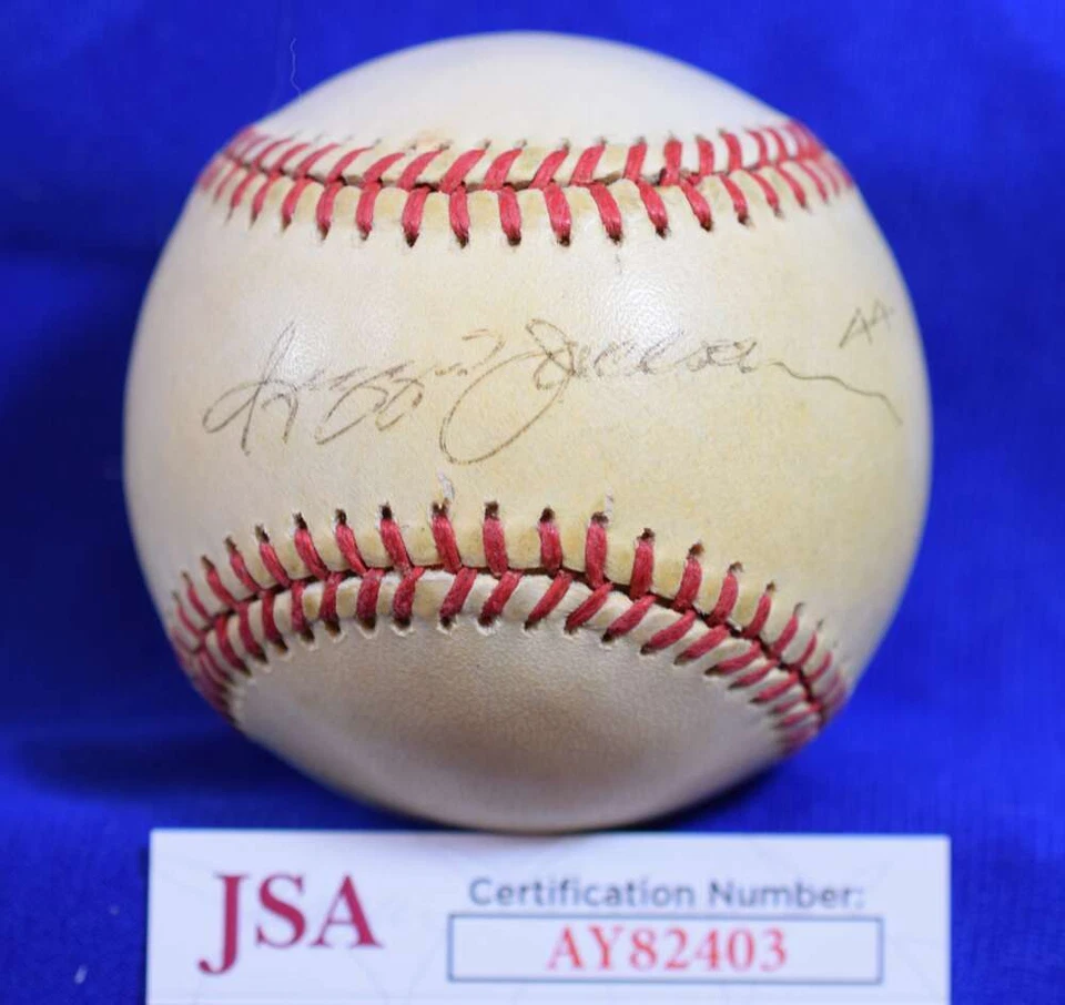 Reggie Jackson JSA COA Autograph American League Signed Baseball - Image 1 of 2