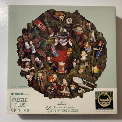 Springbok Hallmark Keepsake Wreath Shaped Puzzle 500 pc Sealed Bag No Ornament - Image 1 of 4