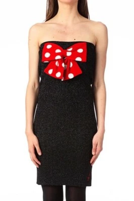 JC/DC BY DE CASTELBAJAC Minnie Disney Strapless Christmas Dress 40/42 Size L NEW  - Image 1 of 4