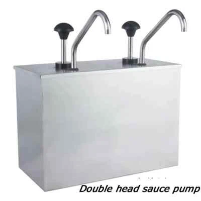 Sauce Pump Stainless Steel Single and Double Three Head Seasoning Squeezer - Image 1 of 4