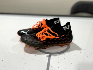 Puma Future Z 6.1 netfit black/orange size 8.5US  - Picture 1 of 10