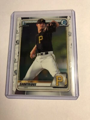 2020 Bowman Chrome 1st Bowman Aaron Shortridge #BCP-9 Rookie - Image 1 of 2