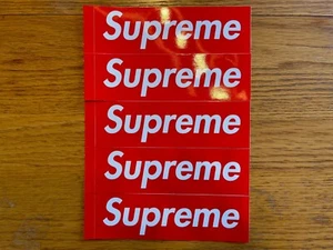 Supreme SS24 Stickers - Supreme Box Logo - Set of 5 - Picture 1 of 1