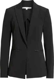 NEW Veronica Beard Bi-Stretch Scuba Jacket in Black - size 00 #SJ1502 - Picture 1 of 11
