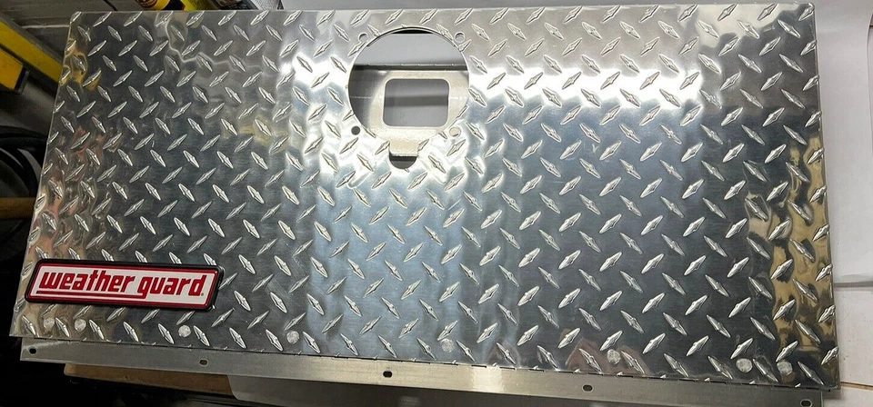 Weather Diamond Plate Aluminum Guard Truck Underbody Door Only 30”x14" - Image 1 of 4