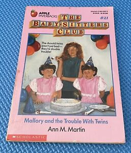 The Baby-Sitters Club Mallory and the Trouble With Twins Ann M Martin Paperback