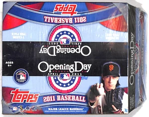 2011 Topps Opening Day Baseball Factory Sealed Box 36 Packs Freddie Freeman RC - Picture 1 of 3