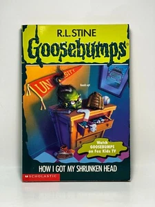 1st Print #39 How I Got My Shrunken Head Goosebumps Book RL Stine YA Horror VG - Picture 1 of 20