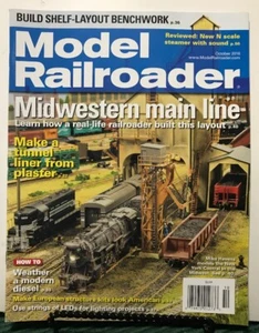 Model Railroader Midwestern Main Line Make A Tunnel Oct 2016 FREE SHIPPING JB - Picture 1 of 1