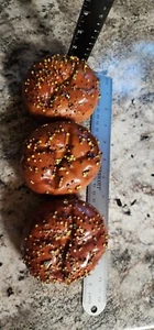 Realistische gefälschte Brot rustikale Bäckerei Brotrollen Menge 3 Filmrequisiten 4 Zoll Durchmesser - Bild 1 von 2