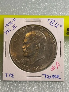 BU 1976-P TY-II Eisenhower Ike Dollar Harder To Find Coin In GREAT Condition #A - Picture 1 of 2