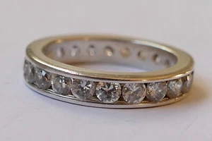 Ring MEMORY 22 Zirkonias im Brillantschliff 925 Silber Vintage um 1970 ring - Bild 1 von 4