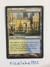 MTG - HALLOWED FOUNTAIN x 1 - DISSENSION - MAGIC GATHERING - SEE PICS - NICE