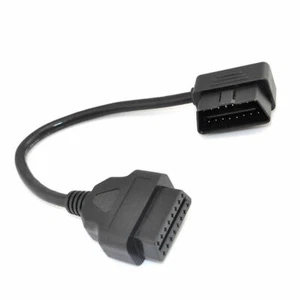 Cable de extensión de diagnóstico OBD-II OBD2 ELM327 16 pines macho a hembra 30 cm - Imagen 1 de 3