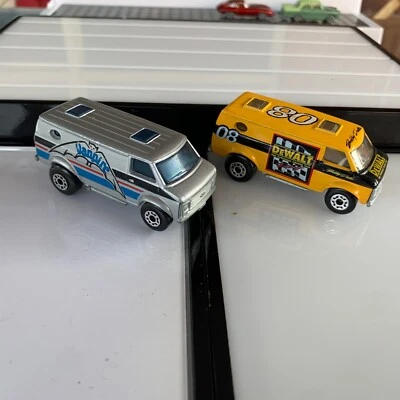 1979 MATCHBOX LESNEY  #68 CHEVY VAN VANPIRE And De Walt Lot - Image 1 of 4